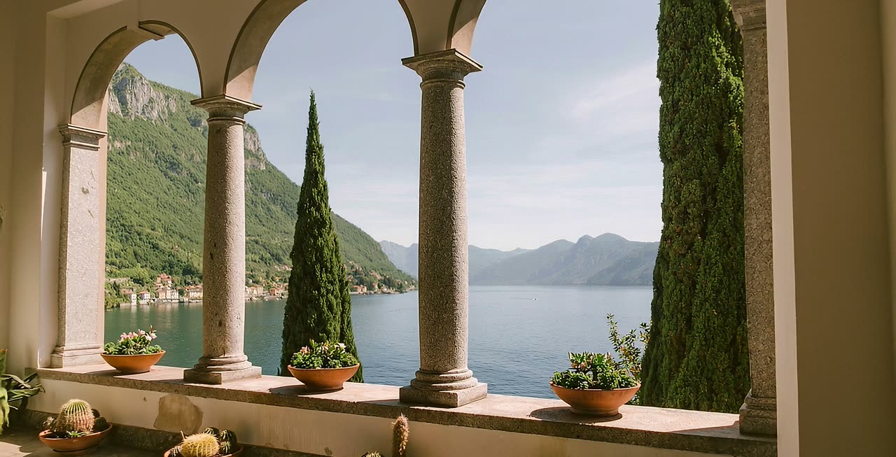 Lake Como Dolly Zoom